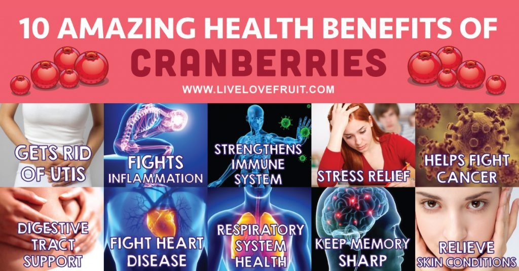 health benefits of cranberries