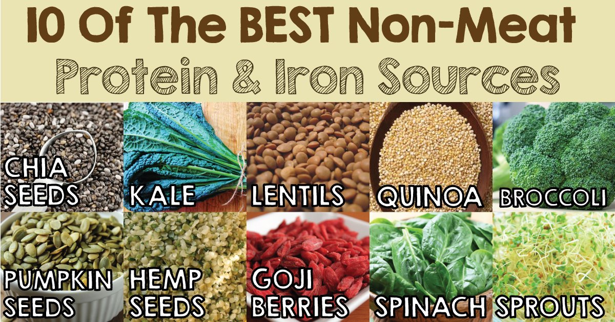 NON-MEAT PROTEIN AND IRON SOURCES