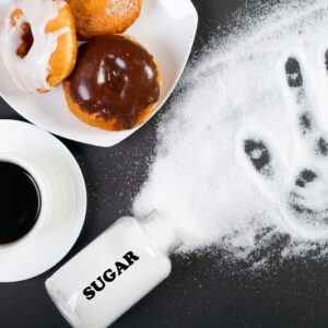 concept photo: processed sugar is a crime