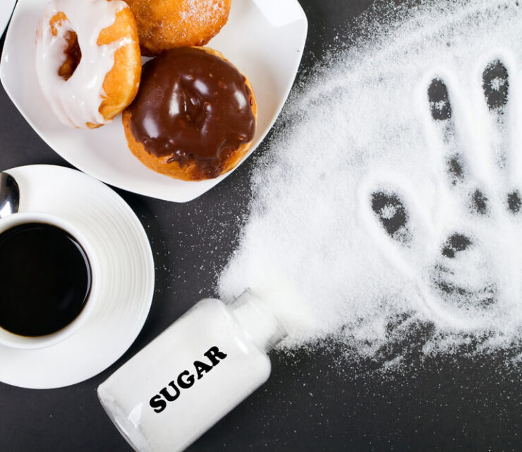 concept photo: processed sugar is a crime