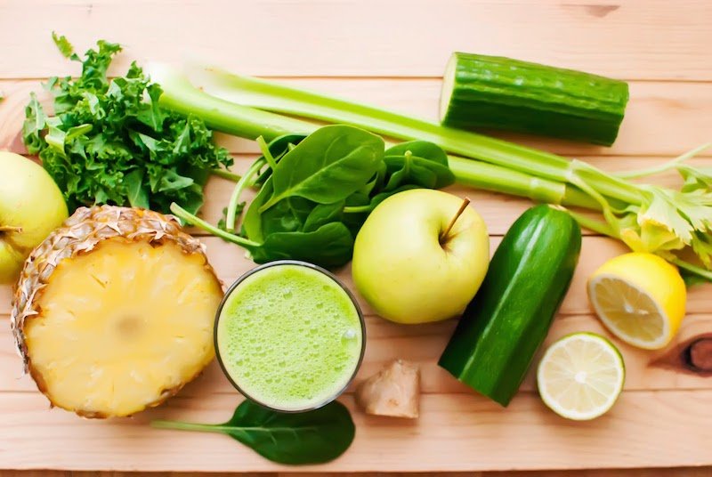 alkalizing pineapple green juice