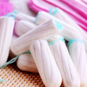 pile of tampons