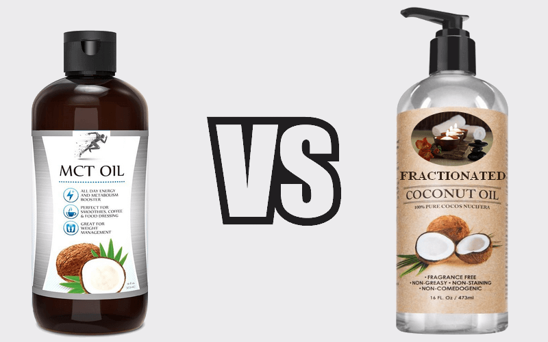 MCT oil vs fractionated coconut oil