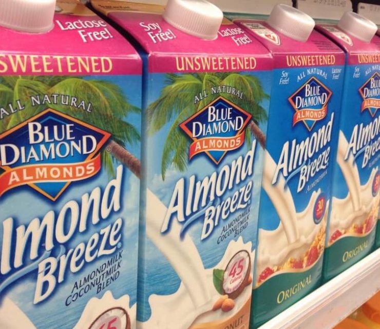 store-bought almond milk