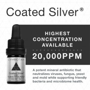 Cymbiotika coated silver