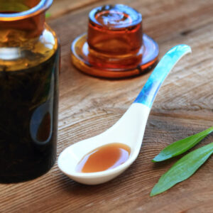 Homemade cough syrup recipe. Made from lemon, ginger, sage, licorice and marshmallow.