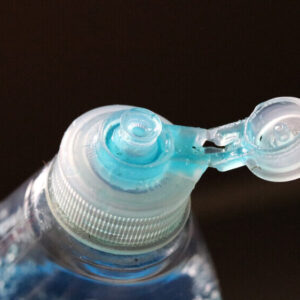 The top of a dish detergent bottle.